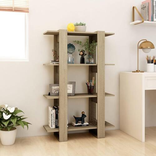 Bogreol/rumdeler 80x30x123,5 cm sonoma-eg