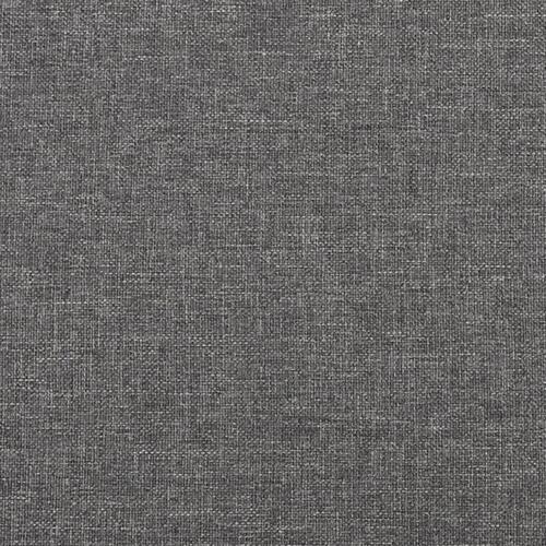 Fodskammel 45x29,5x35 cm stof lysegrå