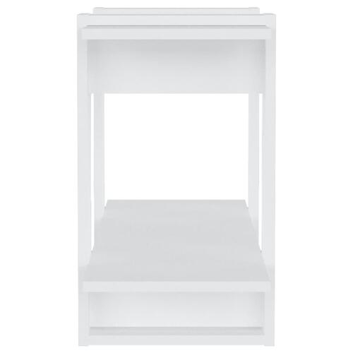 Bogreol/rumdeler 80x30x51 cm hvid
