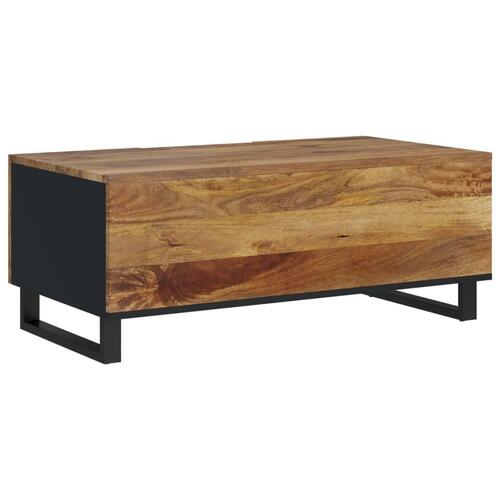 Sofabord 100x54x40 cm massivt mangotræ og konstrueret træ