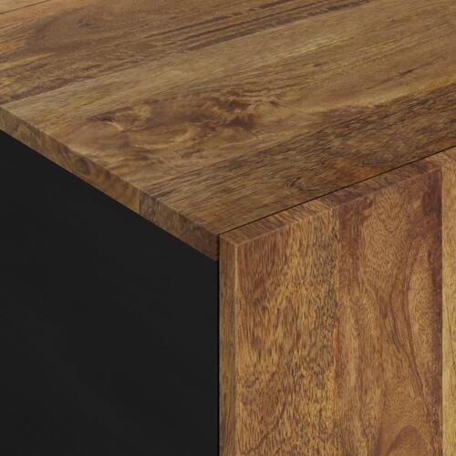 Sofabord 100x54x40 cm massivt mangotræ og konstrueret træ