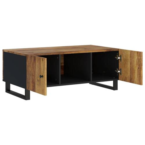 Sofabord 100x54x40 cm massivt mangotræ og konstrueret træ