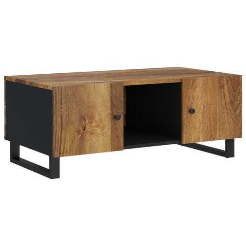 Sofabord 100x54x40 cm massivt mangotræ og konstrueret træ