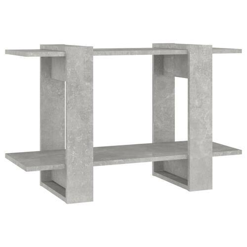 Bogreol/rumdeler 80x30x51 cm betongrå
