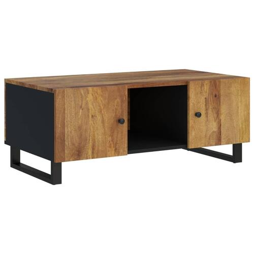 Sofabord 100x54x40 cm massivt mangotræ og konstrueret træ