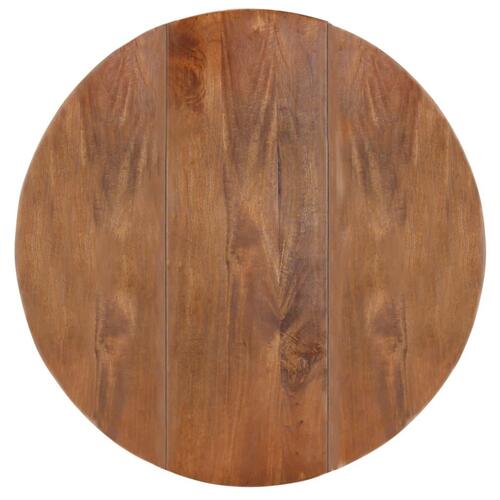 Spisebord rundt 110x76 cm massivt mangotræ