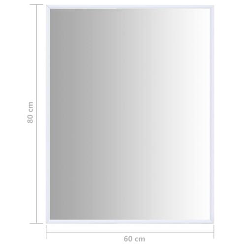 Spejl 80x60 cm hvid