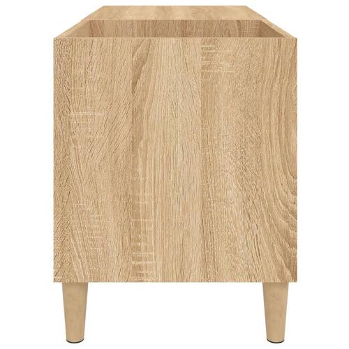 Vinylskab 84,5x38x48 cm konstrueret træ sonoma-eg