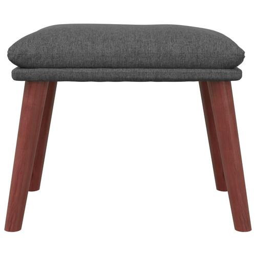 Fodskammel 45x29,5x35 cm stof mørkegrå
