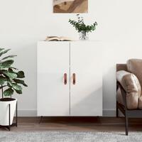 Skænk 69,5x34x90 cm konstrueret træ hvid højglans