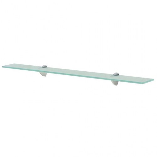 Svævende glashylde 80 × 20 cm - 8 mm hærdet glas