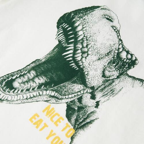 T-shirt til børn str. 92 ecrufarvet