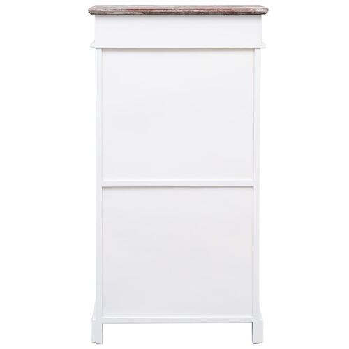Skoskab 50 x 28 x 98 cm kejsertræ brun