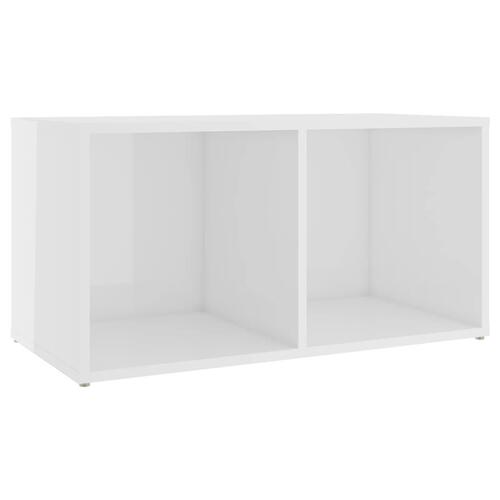 Tv-skabe 2 stk. 72x35x36,5 cm konstrueret træ hvid højglans