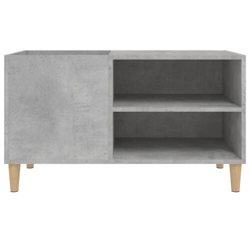 Vinylskab 84,5x38x48 cm konstrueret træ betongrå