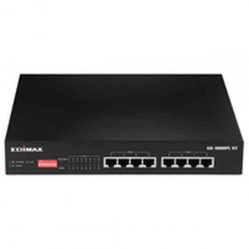 Netværksswitch Edimax GS-1008PL V2 Gigabit Ethernet - Sort