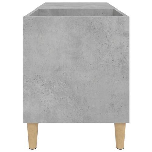 Vinylskab 84,5x38x48 cm konstrueret træ betongrå