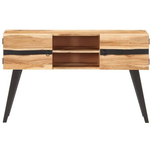 Skænk 120x30x75 cm massivt akacietræ