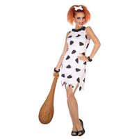 Kostume til voksne Hvid (1 pc) Huleboer kvinde XS/S