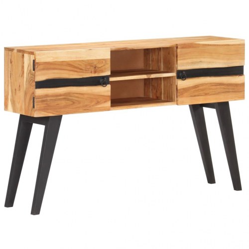 Skænk 120x30x75 cm massivt akacietræ