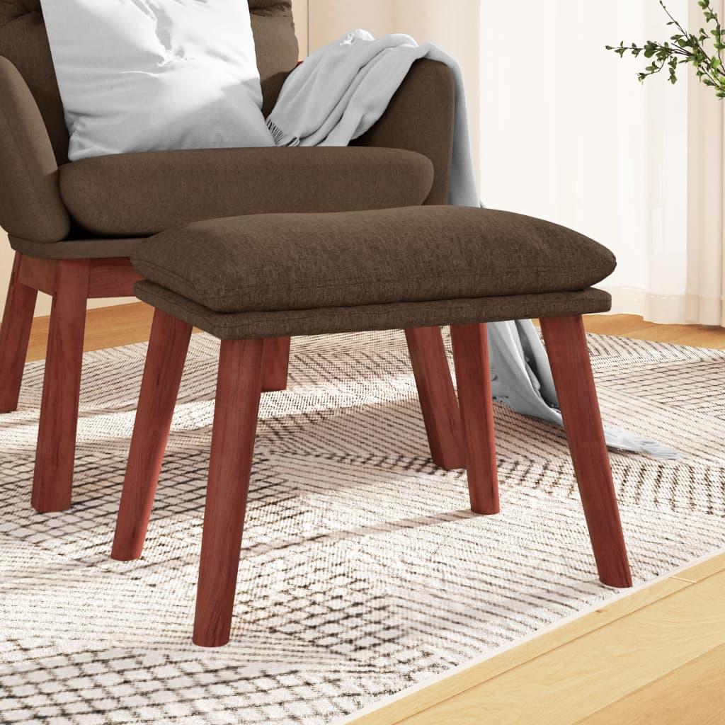 Fodskammel 45x29,5x35 cm stof brun