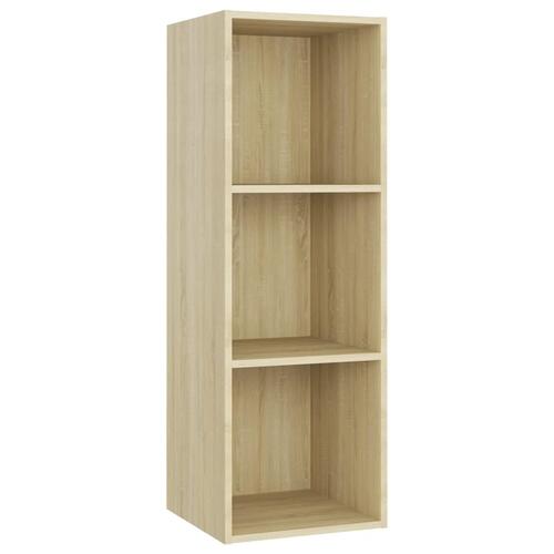 Tv-skabe 2 stk. 107x35x37 cm konstrueret træ sonoma-eg