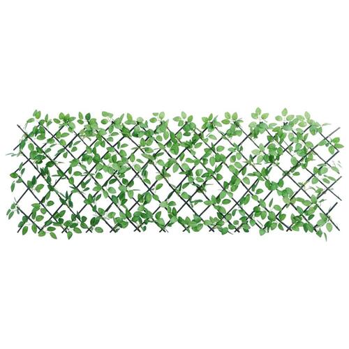 Espalierer med kunstig vedbend 5 stk. 180x65 cm udvidelig grøn