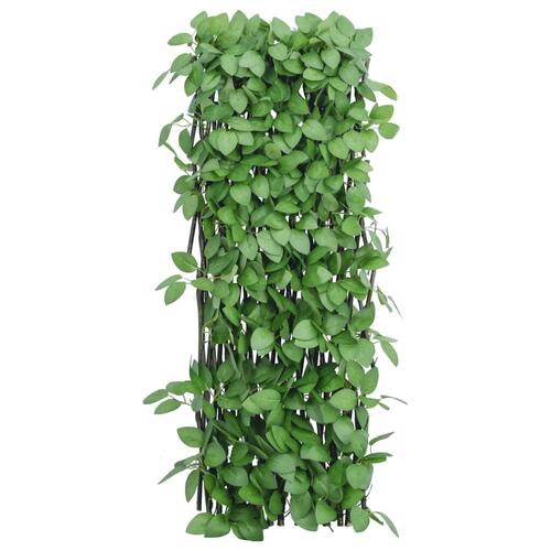 Espalierer med kunstig vedbend 5 stk. 180x65 cm udvidelig grøn
