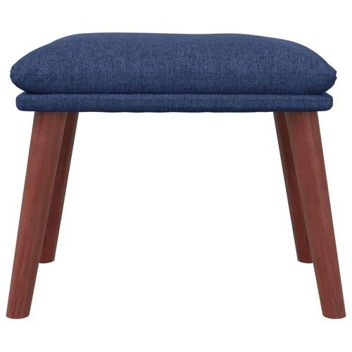 Fodskammel 45x29,5x35 cm stof blå