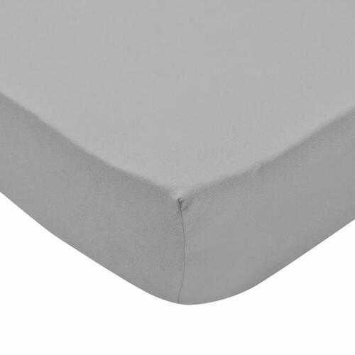 Lagner 2 styks Bomuld 160 gsm 180x200-200x220 cm Grå