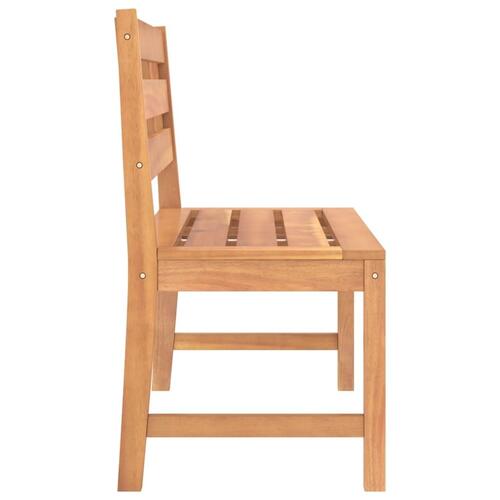 Havebænk 114 cm massivt teaktræ