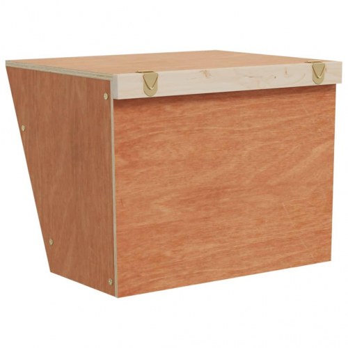 Høfoderautomat til kaniner 25 x 18,5 x 20,5 cm - massivt fyrretræ