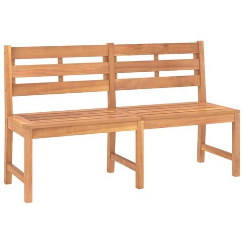 Havebænk 150 cm massivt teaktræ