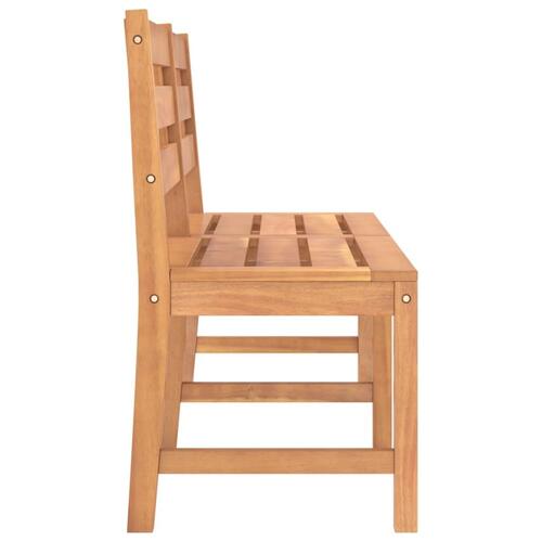 Havebænk 150 cm massivt teaktræ