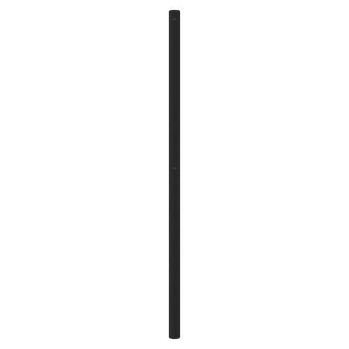 Sengegavl 180 cm metal sort