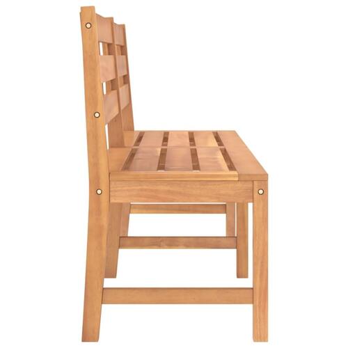 Havebænk 180 cm massivt teaktræ