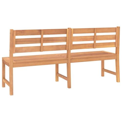 Havebænk 180 cm massivt teaktræ