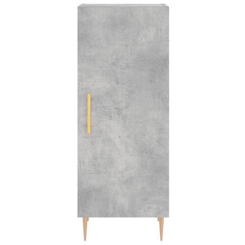 Skab 34,5x34x180 cm konstrueret træ betongrå