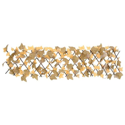 Espalierer med kunstige ahornblade 5 stk. 180x30 cm orange