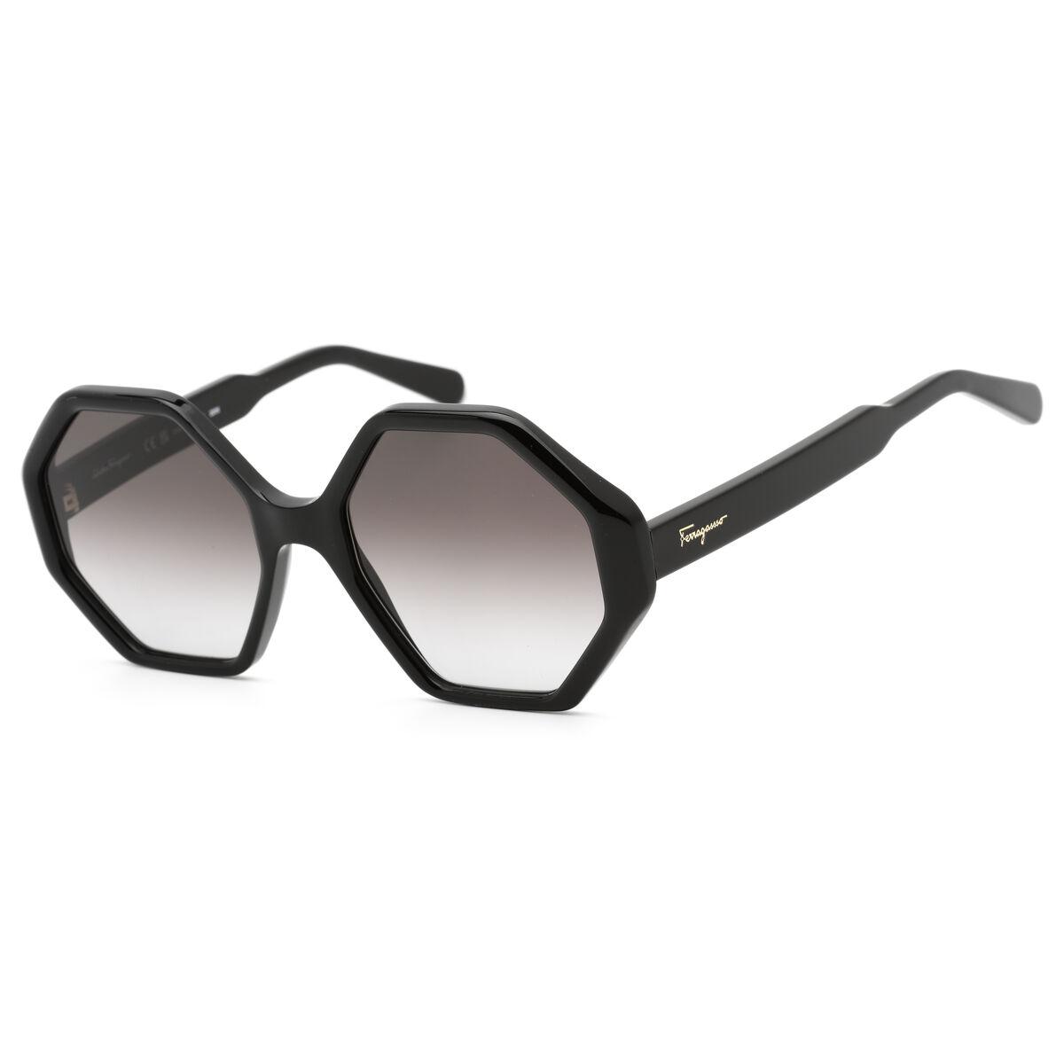 Salvatore Ferragamo SF1070S-001 solbriller til kvinder - sort, Ø 55 mm