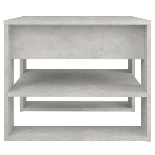 Sofabord 55,5x55x45 cm konstrueret træ betongrå