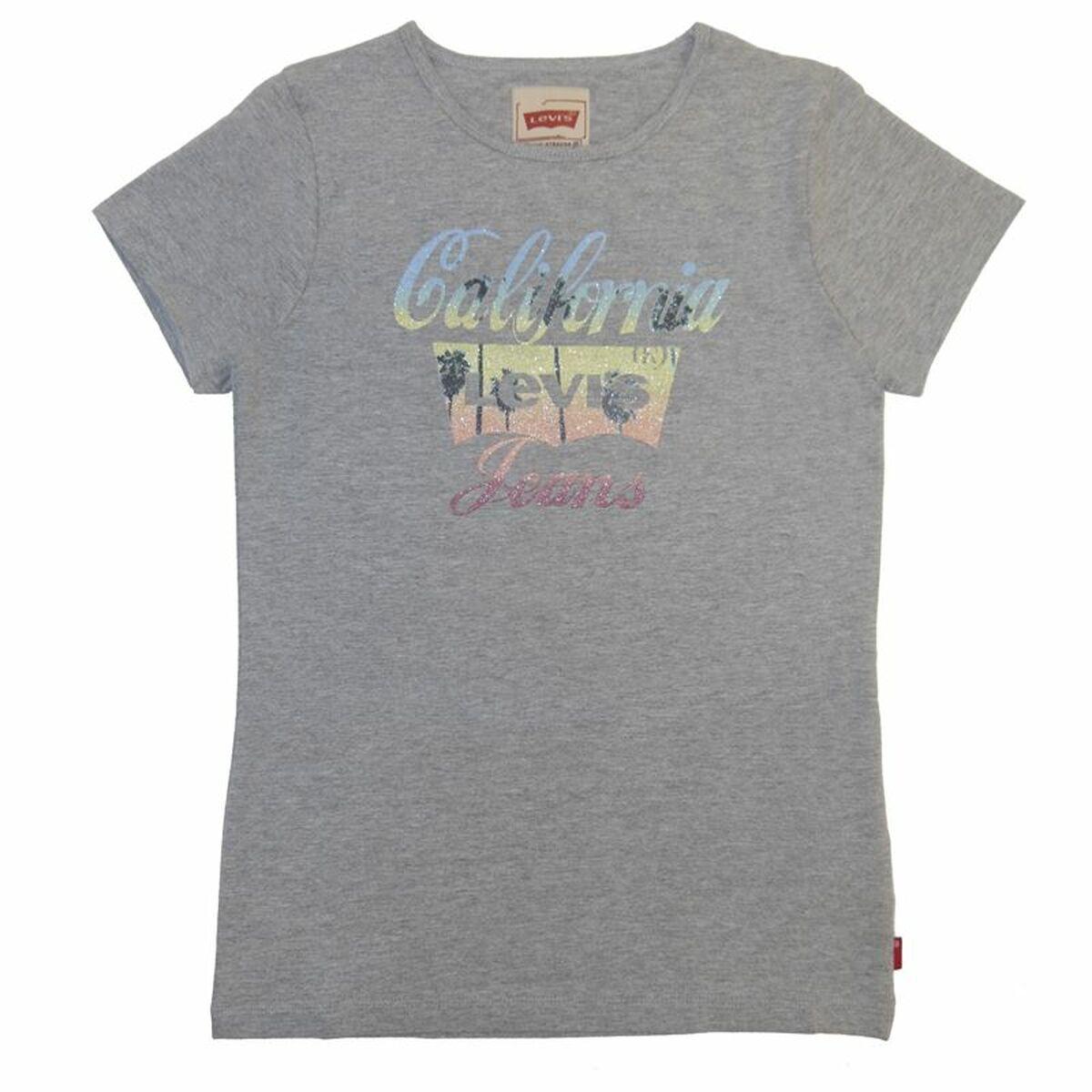 Børne Kortærmet T-shirt Levi's TSCalifornia Grå 12 år