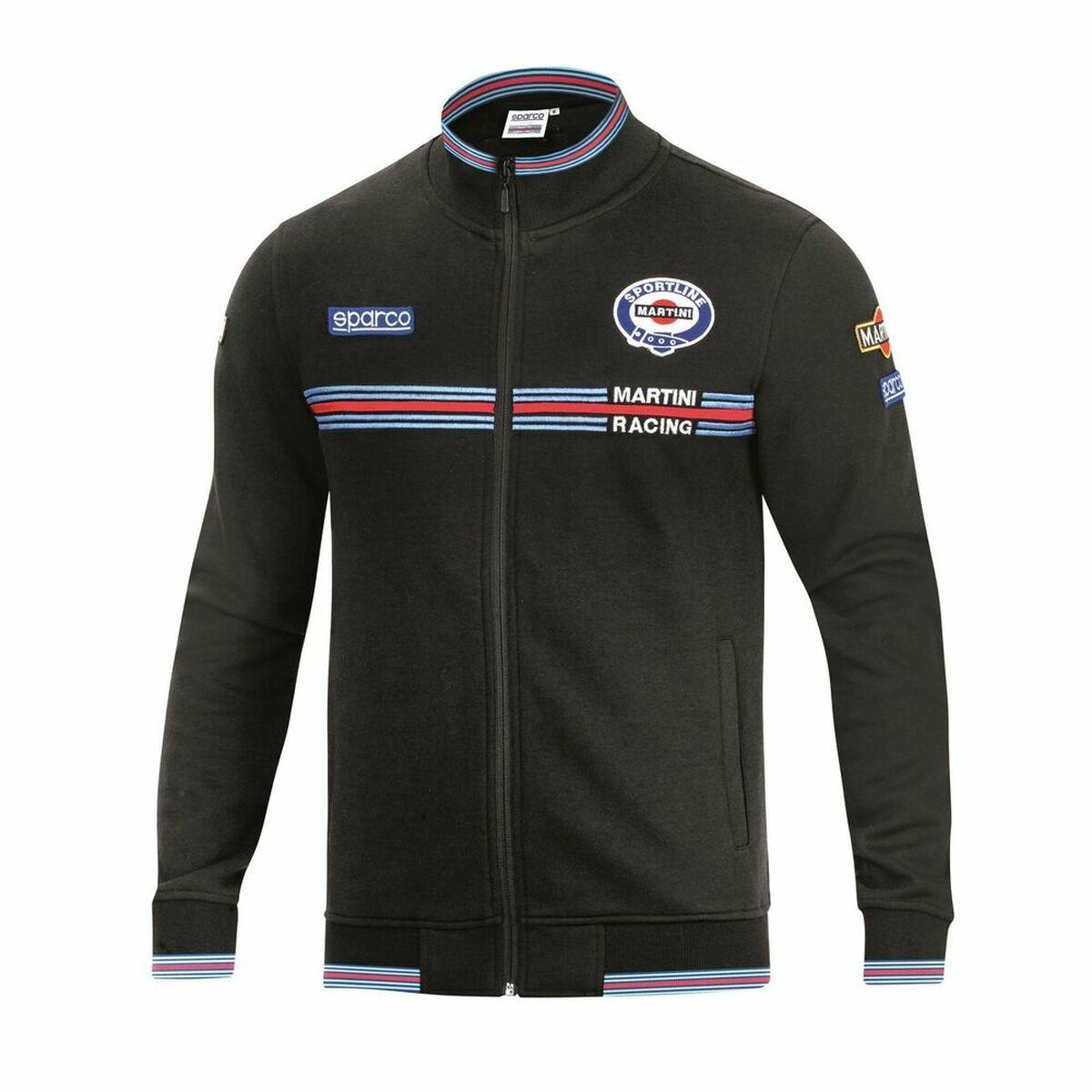 Sweaters uden Hætte til Mænd Sparco Martini Racing Sort