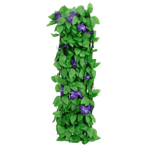 Espalier med kunstig vedbend 180x70 cm udvidelig grøn