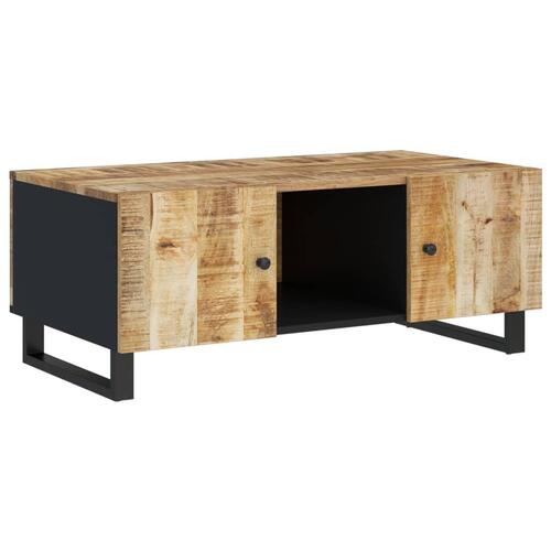 Sofabord 100x54x40 cm massivt mangotræ og konstrueret træ