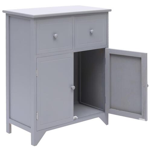 Skab 60x30x75 cm kejsertræ grå
