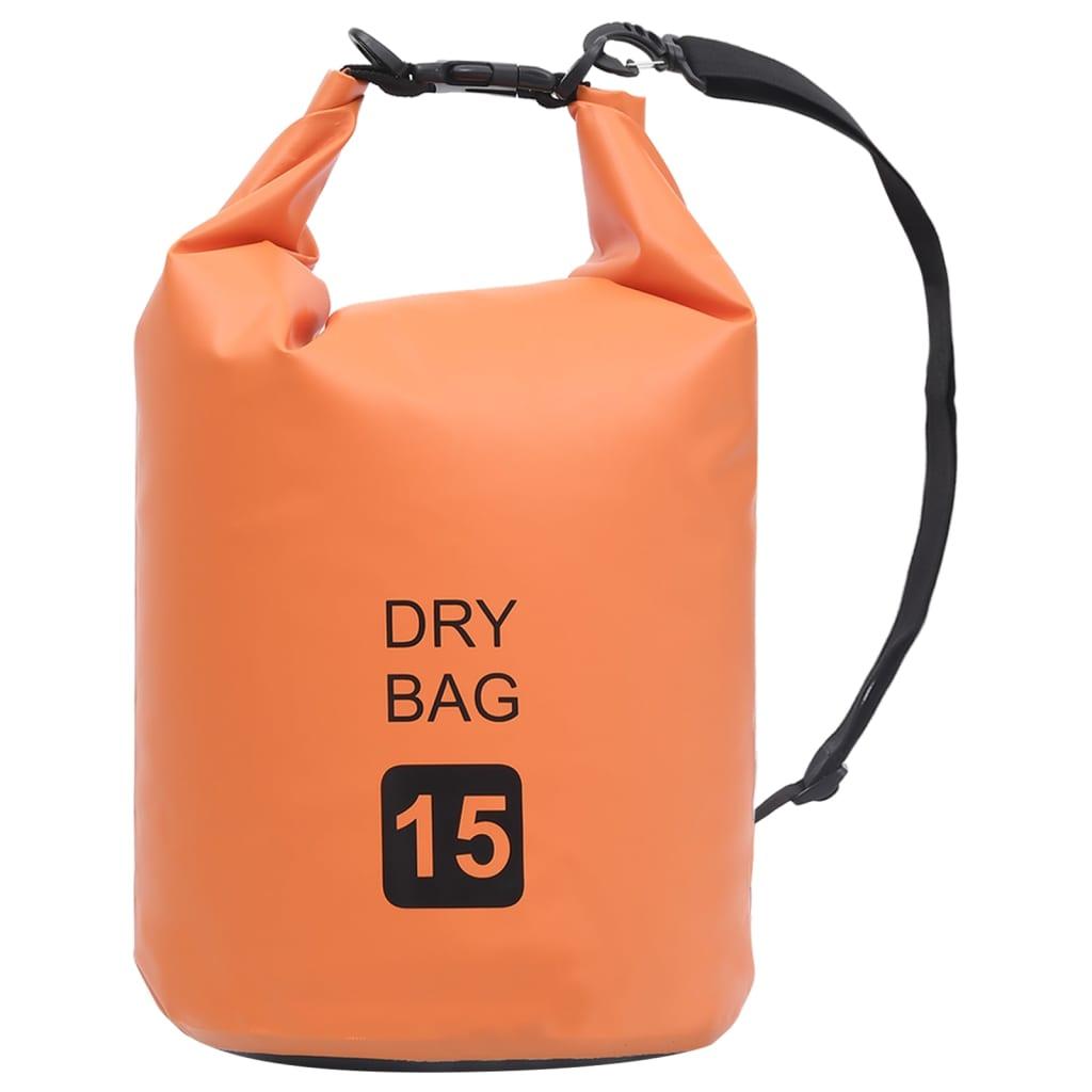 Tørpose 15 l PVC orange