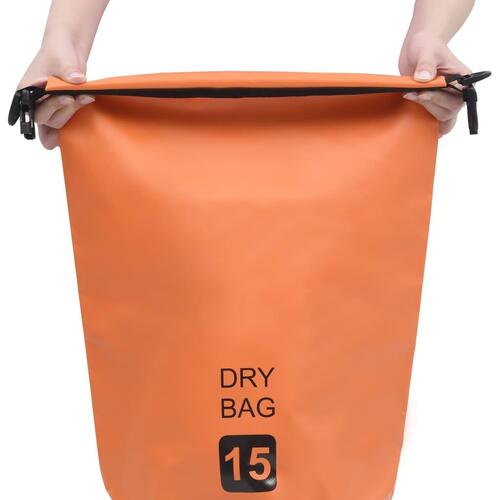 Tørpose 15 l PVC orange