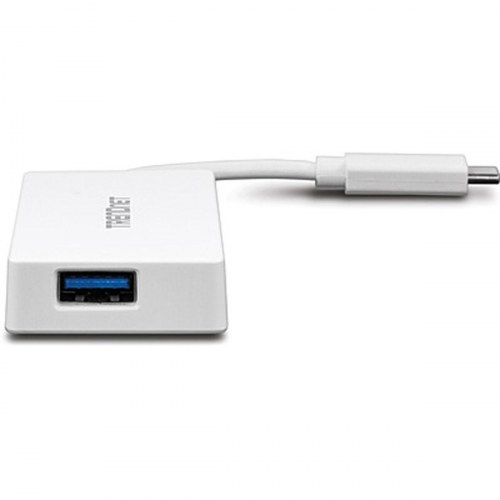 USB hub med 4 porte - Trendnet TUC-H4E, hvid