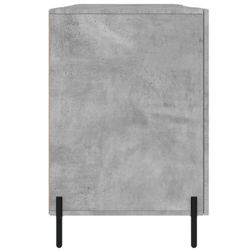 Skrivebord 140x50x75 cm konstrueret træ betongrå